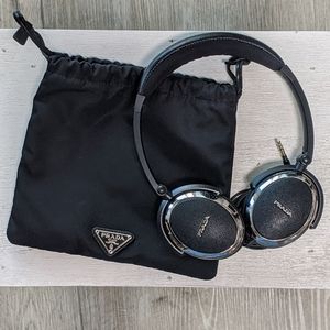 Prada headphones with protective bag
